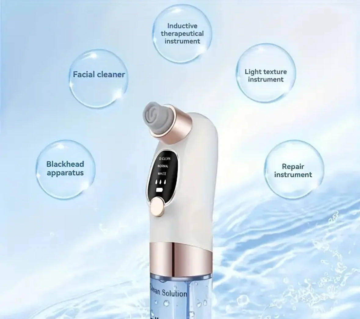 Bienfaits du MiniSweep Skin™ – élimine les points noirs, nettoie les pores, améliore la peau